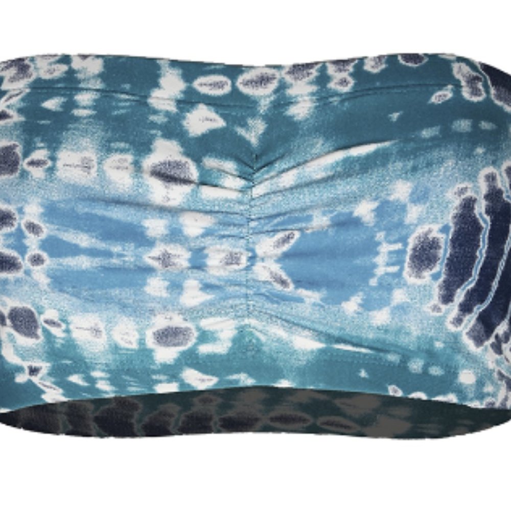 ISO liquido bandeau tie dye hippie dream